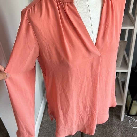 Loft - Salmon Color Blouse - Picture 2 of 4